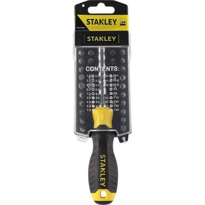 Stanley STHT0-70885 Σετ Κατσαβίδι με Μύτες 34τμχ