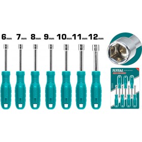 Total TNSS0701 Σετ Κατσαβίδια Καρυδάκια 7τμχ