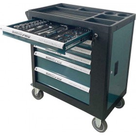 Bormann BWR7600SET Εργαλειοφόρος με 6 Συρτάρια και 120 Εργαλεία Bormann BWR7600SET Εργαλειοφόρος με 6 Συρτάρια και 120 Εργαλεία
