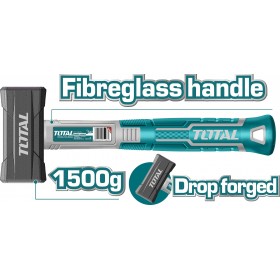 Total THTSTH15006 Βαριοπούλα 1.5kg με Λαβή Fiberglass