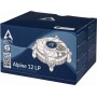 Arctic Alpine 12 LP Ψύκτρα Επεξεργαστή Low Profile για Socket 115x/1200 Λευκή