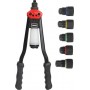 Mar-Pol Πριτσιναδόρος Χειρός 2.4 - 6.4mm 380 mm με 5 Κεφαλές M49574
