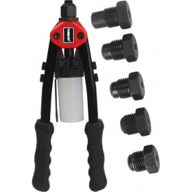 Mar-Pol Πριτσιναδόρος Χειρός 2.4 - 6.4mm 320mm με 5 Κεφαλές M49573 Mar-Pol Πριτσιναδόρος Χειρός 2.4 - 6.4mm 320mm με 5 Κεφαλές M49573