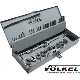 Voelkel 49501 Σετ Κολαούζα &amp Φιλιέρες με Μανέλα HSS 33τμχ