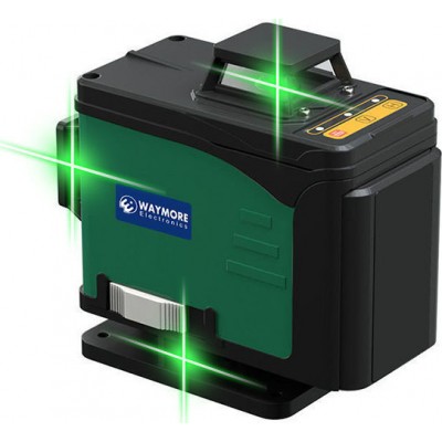 Waymore Αυτορυθμιζόμενο Γραμμικό Αλφάδι Laser Πράσινης Δέσμης