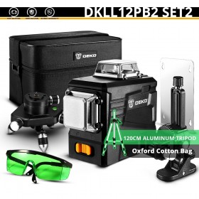 Deko DKLL12PB2 Γραμμικό Αλφάδι Laser Πράσινης Δέσμης Deko DKLL12PB2 Γραμμικό Αλφάδι Laser Πράσινης Δέσμης