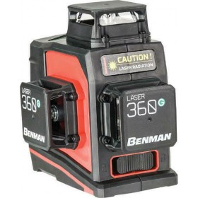 Benman SCL 3-360G Αυτορυθμιζόμενο Γραμμικό Αλφάδι Laser Πράσινης Δέσμης Benman SCL 3-360G Αυτορυθμιζόμενο Γραμμικό Αλφάδι Laser Πράσινης Δέσμης