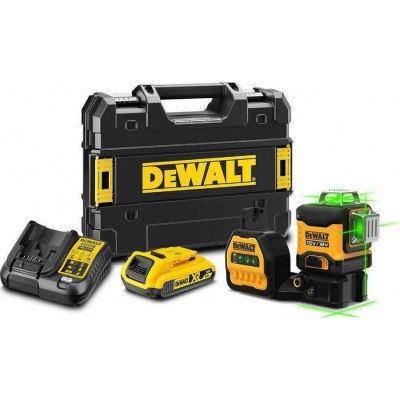 Dewalt DCE089D1G18-XE Αυτορυθμιζόμενο Γραμμικό Αλφάδι Laser Πράσινης Δέσμης