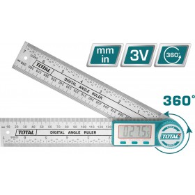 Total TMT333601 Ψηφιακό Γωνιόμετρο Με Μοιρογνωμόνιο Total TMT333601 Ψηφιακό Γωνιόμετρο Με Μοιρογνωμόνιο
