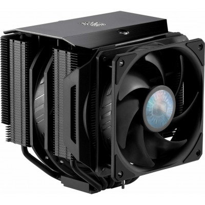 CoolerMaster Masterair MA624 Stealth Ψύκτρα Επεξεργαστή Διπλού Ανεμιστήρα για Socket AM4/1200/115x/AM3/AM3+