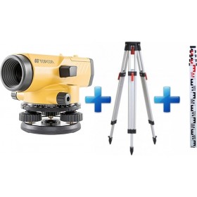 Topcon Σετ Χωροβάτης με Τρίποδα Αλουμινίου και Σταδία 4m AT-B4 Topcon Σετ Χωροβάτης με Τρίποδα Αλουμινίου και Σταδία 4m AT-B4