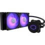 CoolerMaster Masterliquid ML240L V2 RGB Υδρόψυξη Επεξεργαστή Διπλού Ανεμιστήρα 120mm για Socket AM4/1200/115x