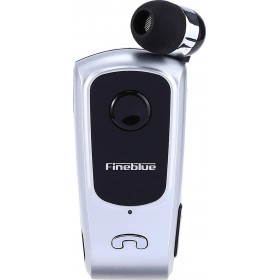 Fineblue F920 In-ear Bluetooth Handsfree Ακουστικό Πέτου Ασημί Fineblue F920 In-ear Bluetooth Handsfree Ακουστικό Πέτου Ασημί