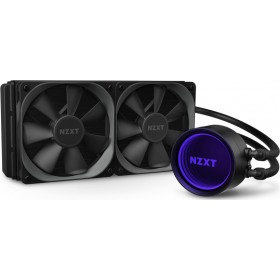 NZXT Kraken X53 Υδρόψυξη Επεξεργαστή Διπλού Ανεμιστήρα 120mm για Socket AM4/1200/115x με RGB Φωτισμό