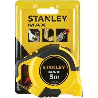 Stanley Max Μαγνητικό Μέτρο 2 Υλικών 5m x 25mm