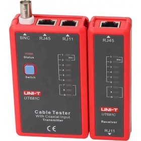 Uni-T UT-681C Tester Καλωδίων Δικτύου Uni-T UT-681C Tester Καλωδίων Δικτύου