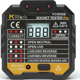 PCW06B Tester Καλωδίων Ρεύματος PCW06B Tester Καλωδίων Ρεύματος