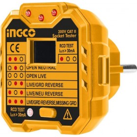 Ingco HESST30002 Tester Καλωδίων Ρεύματος Ingco HESST30002 Tester Καλωδίων Ρεύματος