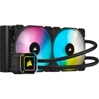 Corsair iCUE H115i Elite Capellix Υδρόψυξη Επεξεργαστή Διπλού Ανεμιστήρα 140mm για Socket AM4/1200/115x με RGB Φωτισμό