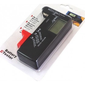 AG372A Ψηφιακό Battery Tester με Πτυσσόμενη Υποδοχή