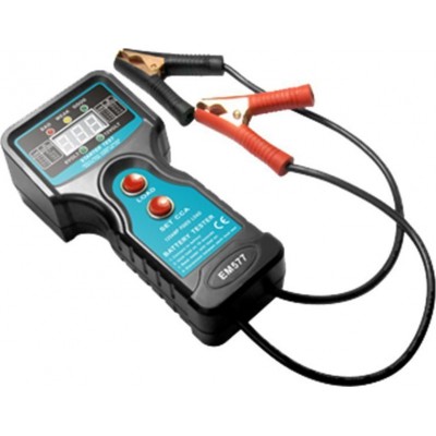 E-Sun EM-577 Ψηφιακό Battery Tester με Κροκοδειλάκια