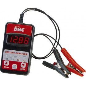DHC BT111 Ψηφιακό Battery Tester με Κροκοδειλάκια