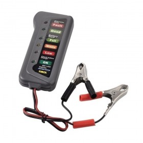 Rolinger CDB0018A Ψηφιακό Battery Tester με Κροκοδειλάκια 12V