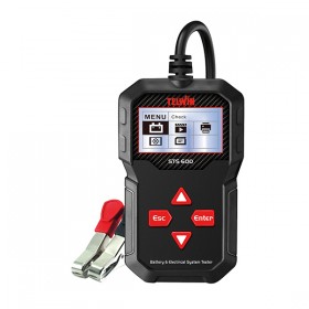 Telwin STS600 Ψηφιακό Battery Tester με Κροκοδειλάκια Telwin STS600 Ψηφιακό Battery Tester με Κροκοδειλάκια