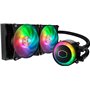 CoolerMaster MasterLiquid ML240R RGB Υδρόψυξη Επεξεργαστή Διπλού Ανεμιστήρα 120mm για Socket AM4/1200/115x