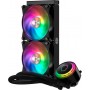 CoolerMaster MasterLiquid ML240R RGB Υδρόψυξη Επεξεργαστή Διπλού Ανεμιστήρα 120mm για Socket AM4/1200/115x