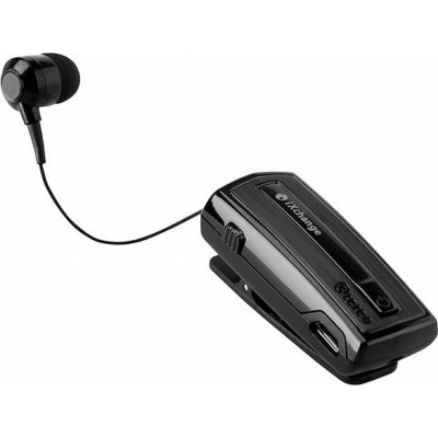 iXchange UA-28 In-ear Bluetooth Handsfree Ακουστικό Πέτου Μαύρο