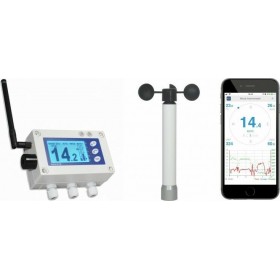 Navis W410XB/BAT/WS Ανεμόμετρο με Αισθητήρα WS 011-1 Εμβέλειας 1300m Navis W410XB/BAT/WS Ανεμόμετρο με Αισθητήρα WS 011-1 Εμβέλειας 1300m