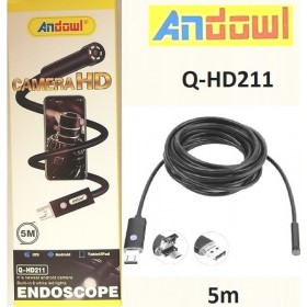 Andowl Q-HD211 Ενδοσκοπική Κάμερα με Καλώδιο 5m Andowl Q-HD211 Ενδοσκοπική Κάμερα με Καλώδιο 5m