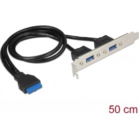 DeLock 19pin USB 3.0 pinheader female internal - 2x USB 3.0