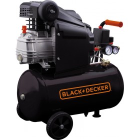 Black & Decker BD205/24 Μονοφασικό Κομπρεσέρ Αέρος με Ισχυ 2hp και Αεροφυλάκιο 24lt Black & Decker BD205/24 Μονοφασικό Κομπρεσέρ Αέρος με Ισχυ 2hp και Αεροφυλάκιο 24lt
