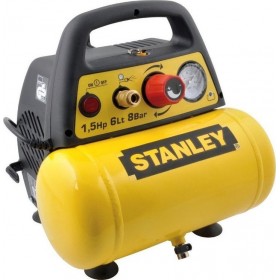 Stanley DN200/8/6 Μονοφασικό Κομπρεσέρ Αέρος με Ισχυ 1.47hp και Αεροφυλάκιο 6lt Stanley DN200/8/6 Μονοφασικό Κομπρεσέρ Αέρος με Ισχυ 1.47hp και Αεροφυλάκιο 6lt