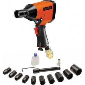 "Black & Decker 160158XBND Αερόκλειδο 1/2"" με Μέγιστη Ροπή 31kgm" Black & Decker 160158XBND Αερόκλειδο 1/2" με Μέγιστη Ροπή 31kgm