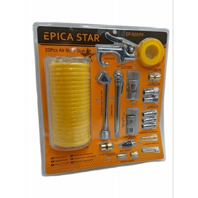 Epica Star EP-50599 Κιτ Εργαλείων Αέρος Με Αξεσουάρ 20 Τεμαχίων