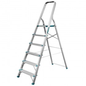 Total Σκάλα Αλουμινίου Σκάλα Αλουμινίου με 5+1 Σκαλοπάτια 260cmΚωδικός: THLAD06061 