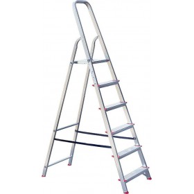 Profi Σκάλα Αλουμινίου με 5+1 Σκαλοπάτια 123cmΚωδικός: 7500003 
