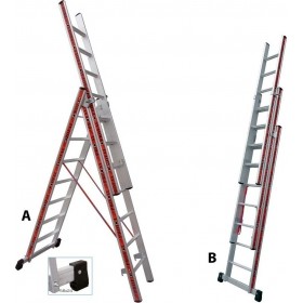 Profal Τριπλή Σκάλα Αλουμινίου 3x9 800309