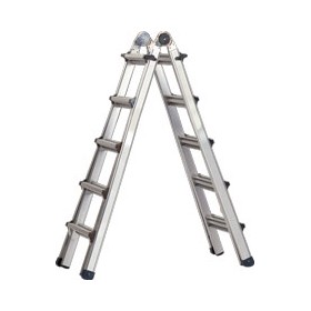 Palbest Ασημί Πολυμορφική Σκάλα Αλουμινίου 4x5 20221as