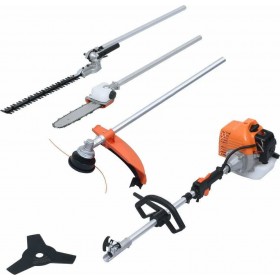 vidaXL 146435 Πολυμηχάνημα Κήπου Βενζίνης με Κονταροπρίονο, Χλοοκοπτικό και Μπορντουροψάλιδο