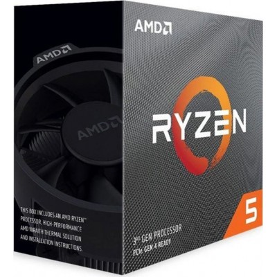 AMD Ryzen 5 3600 3.6GHz Επεξεργαστής 6 Πυρήνων για Socket AM4 σε Κουτί με Ψύκτρα