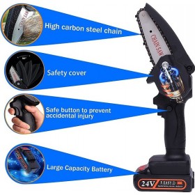 32123 Κλαδευτικό Αλυσοπρίονο Μπαταρίας 0.7kg με Λάμα 10cm