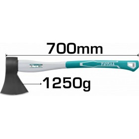 Total THT7812506 Τσεκούρι Τεμαχισμού Μήκους 70cm και Βάρους 1250gr