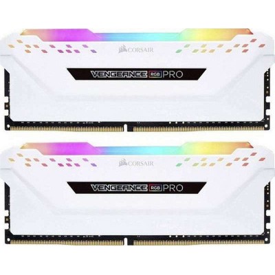 Corsair Vengeance RGB Pro 16GB DDR4 RAM με 2 Modules (2x8GB) και Συχνότητα 3200MHz για DesktopΚωδικός: CMW16GX4M2C3200C16W 