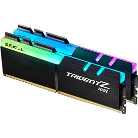 G.Skill Trident Z RGB 16GB DDR4 RAM με 2 Modules (2x8GB) και Συχνότητα 3600MHz για DesktopΚωδικός: F4-3600C18D-16GTZR 