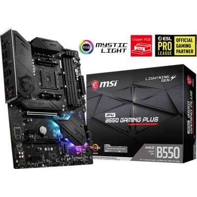 MSI MPG B550 Gaming Plus Motherboard ATX με AMD AM4 Socket