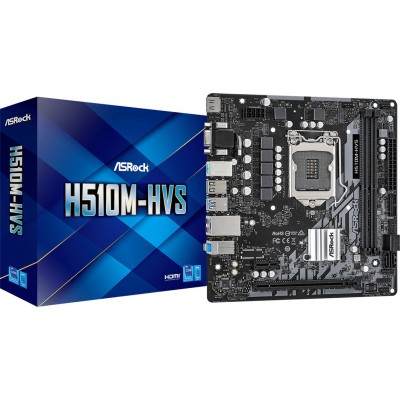 Asrock H510M-HVS Motherboard Micro ATX με Intel 1200 Socket